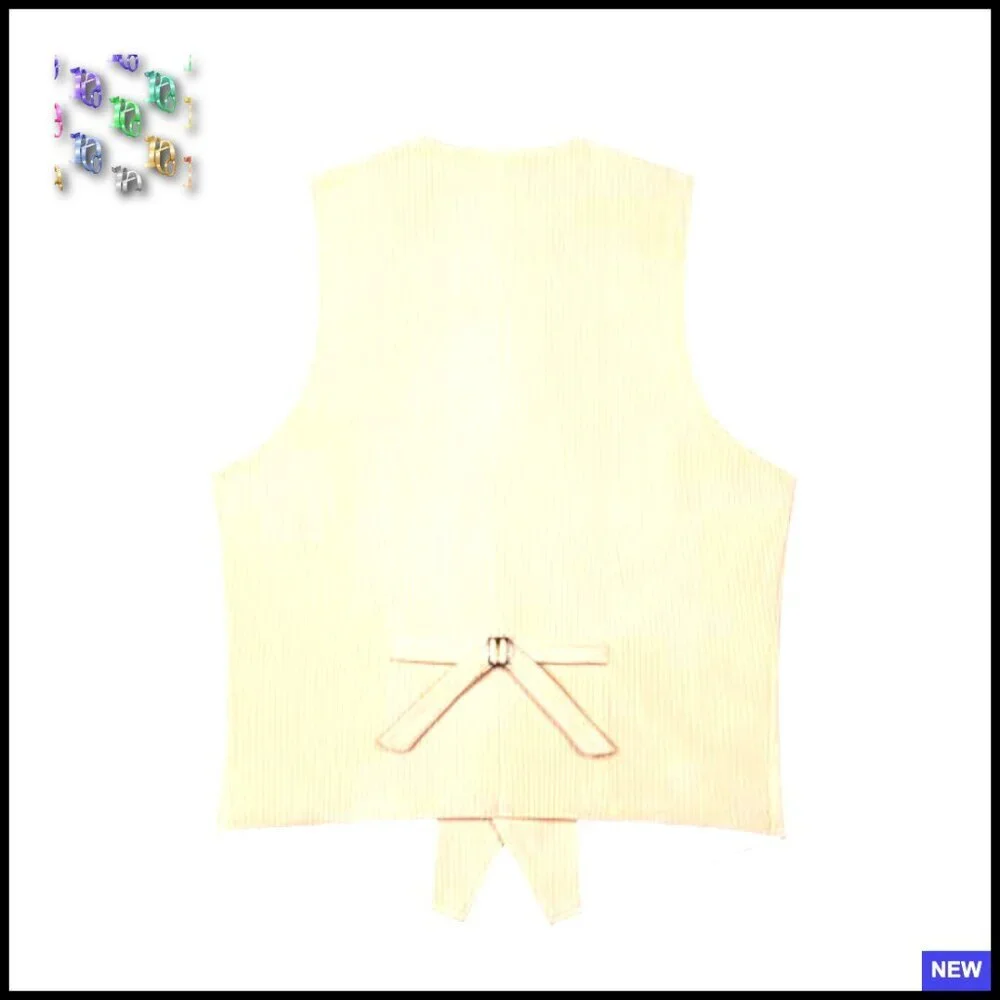 Vintage Corduroy Vest Classic Fit V-Neck Waistcoat Casual Sophisticated
